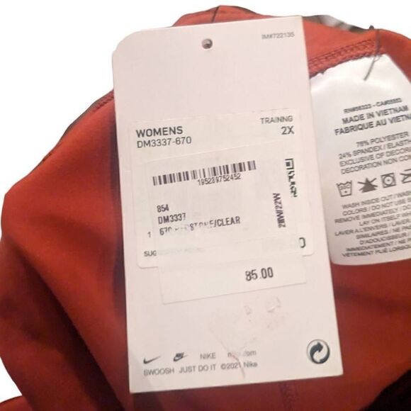 Nike One Luxe Dri Fit Women's Athletic Tight Yoga Workout Leggings Size 2X NWT - Picture 6 of 7